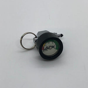 HP Gauge, Brass (bar/psi) - 90 degree button