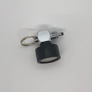 HP Gauge, Brass (bar/psi) - 90 degree button
