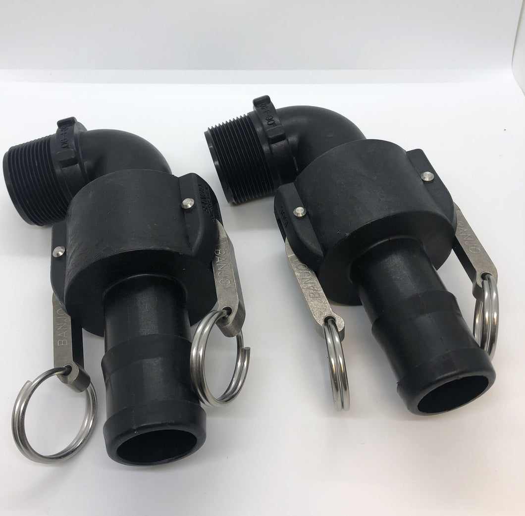 RD1 Scrubber Elbows, Cam-lock (pair)