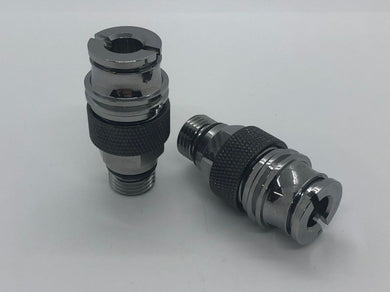 CEJN-style QD w/locking collar to 9/16-18 UNF male