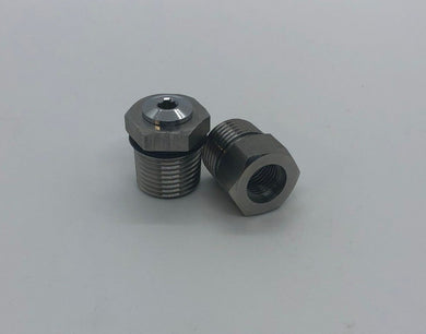 RD1 lid bushing, 3/8 NPT male to 3/8-24 UNF female