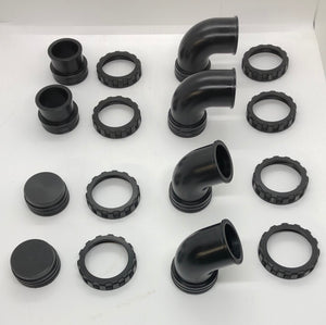 RD1 Hose Stubs (set/2 pieces) - straights, 120s, 90s, or caps